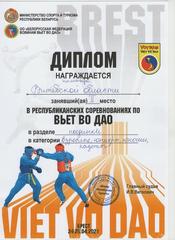 РЕСПУБЛИКАНСКИЕ СОРЕВНОВАНИЯ ПО ВЬЕТ ВО ДАО