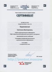СЕРТИФИКАТЫ , СВИДЕТЕЛЬСТВА О ПОВЫШЕНИИ КВАЛИФИКАЦИИ