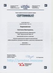 СЕРТИФИКАТЫ , СВИДЕТЕЛЬСТВА О ПОВЫШЕНИИ КВАЛИФИКАЦИИ