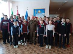 Урок мужества в Амбросовичской БШ
